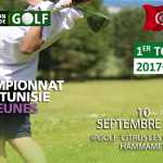 Golfer Hitting Golf Shot with Club on the Course