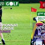 Golfer Hitting Golf Shot with Club on the Course