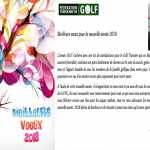 Golfer Hitting Golf Shot with Club on the Course